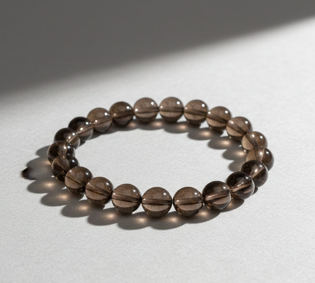 Smoky Quartz Crystal Bracelet