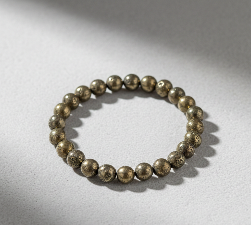 Pyrite Crystal Bracelet