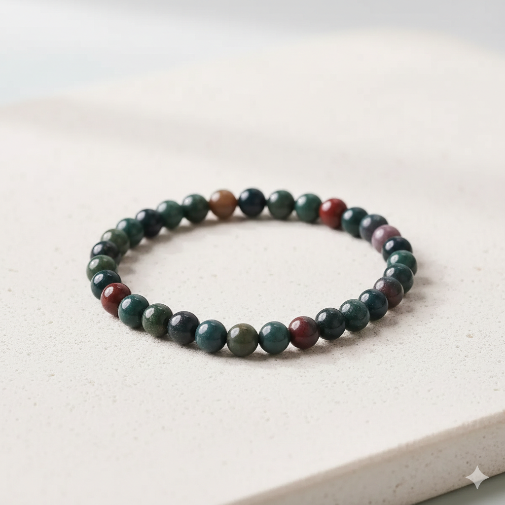 Blue Apatite Crystal Bracelet