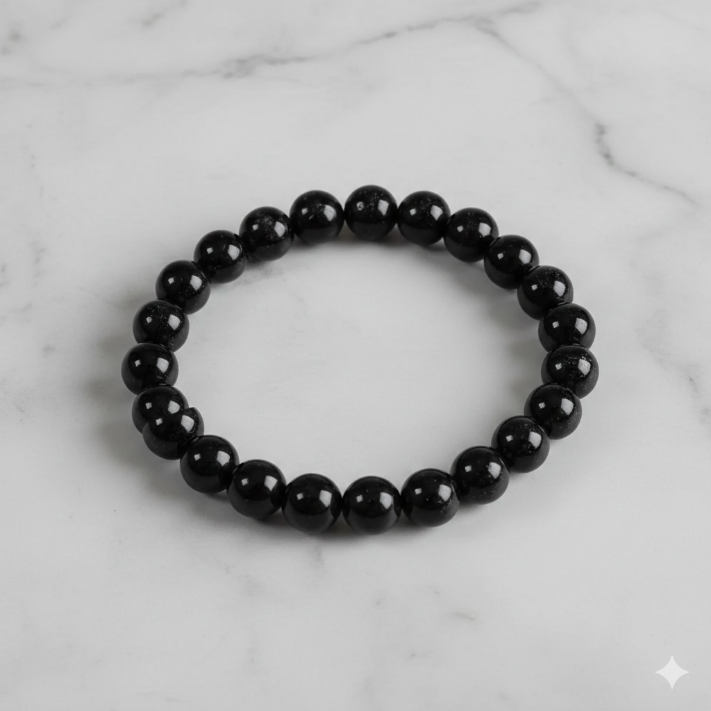 Black Obsidian Crystal Bracelet