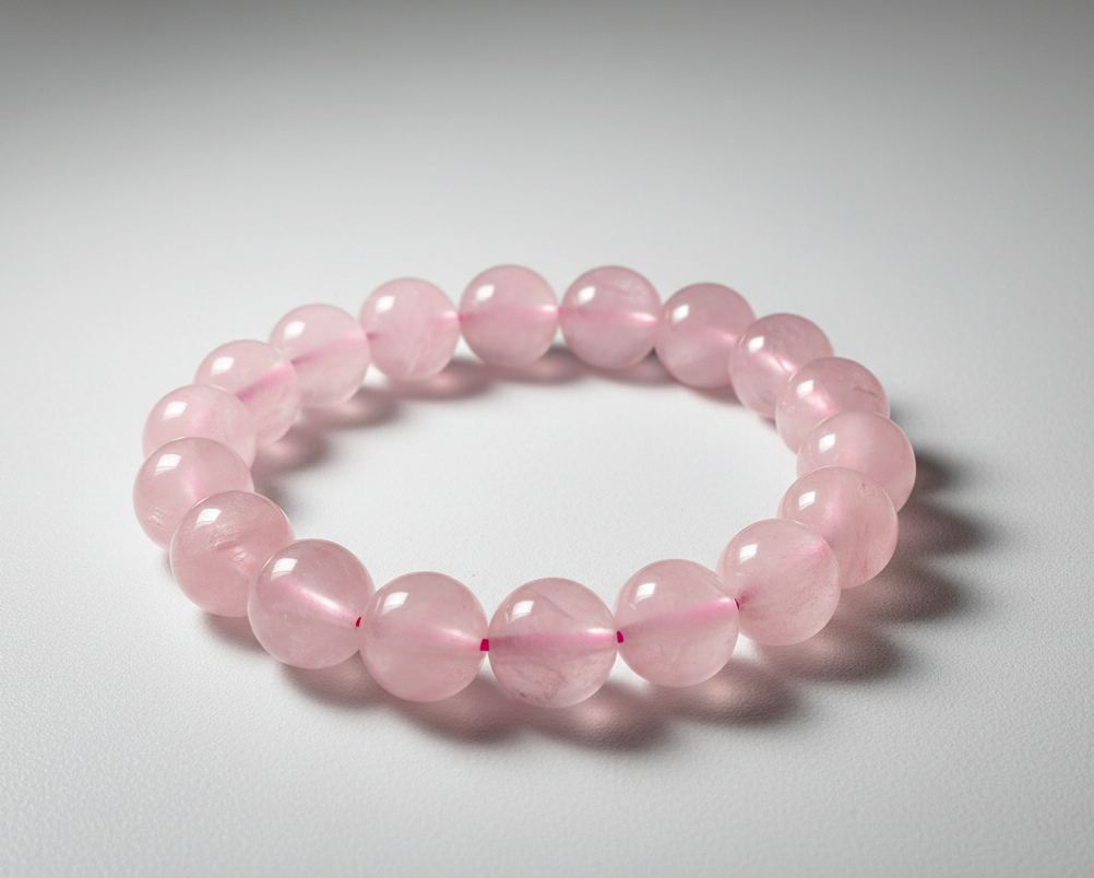 Rose Quartz Crystal Bracelet